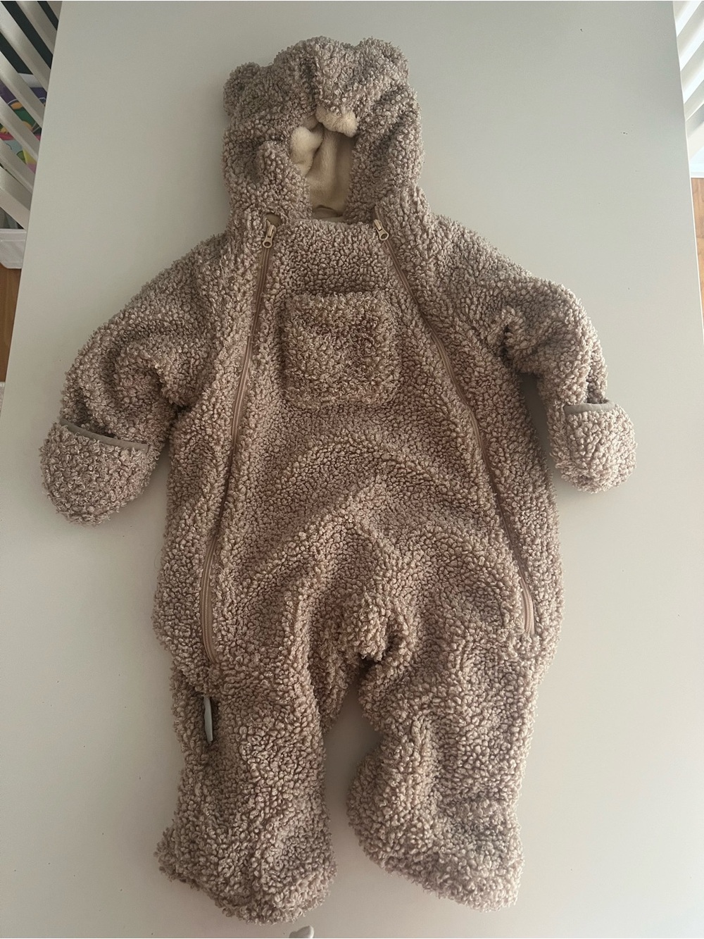 7am Teddybear Jumpsuit 6-12m